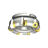 12D-TF45-R-10 45° Face mills with reinforced 12 cutting edges inserts of high positive angle for general milling in max. depth of cut ap 5.0 mm - Big-tools Industrial Supply Tools for Metal Cutting