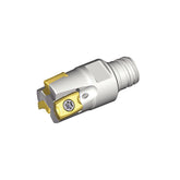 2S-TE90CV-S-05 End mills with MAXIRUSH modular adaptation & unique high positive & rigid V shape inserts of two cutting edges for shouldering and high feed milling - Big-tools Industrial Supply Tools for Metal Cutting