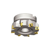 4W-TF90-R-12 Face mills with periphery ground precise wiper inserts for super finishing of various materials such as steels, cast iron & aluminum alloys - Big-tools Industrial Supply Tools for Metal Cutting