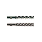 8% COBALT (M42) Flat Shank E2041 / E2175 & HSS (M2) Flat Shank E1041 / E1175 Series, HSS Co8 & HSS, 4&6 Flute Extra Long Length Center Cutting COBALT & HSS End Mills 1/4~1