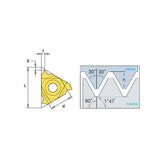 American National Pipe thread-Dryseal:NPTF (Right) Extrnal/Intern - Makotools Industrial Supply Tools for Metal Cutting