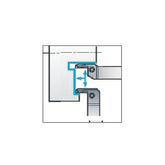 FGHH  R Tool holder for grooving A - Big-tools Industrial Supply Tools for Metal Cutting