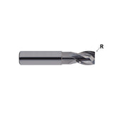 Flat Shank E5973 Series , Carbide, 2 Flute Corner Radius with Neck ALU-POWER HPC End Mills 5/32~3/4
