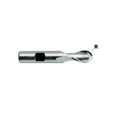 Flat Shank E9992 Series, Premium HSS-PM, 2 Flute Regular Length Ball Nose TANK-POWER End Mills 1/8~1