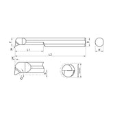 G-GHT-QR Profile Turning G-GHT-PR10R00L04 G-GHT-PR10R05L04 - Big-tools Industrial Supply Tools for Metal Cutting