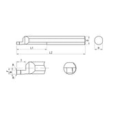 G-GMT-FR Grooving G-GMT-FR40W05L15 G-GMT-FR40W08L15 - Big-tools Industrial Supply Tools for Metal Cutting