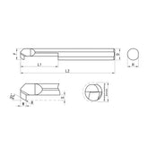 G-GMT-XR Reverse Boring G-GMT-XR40R10L10 G-GMT-XR50R15L15 - Big-tools Industrial Supply Tools for Metal Cutting