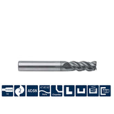 G-PP300-C3  3 Flutes, Square, with Variable Helix (Chamfer on Tip) - Big-tools Industrial Supply Tools for Metal Cutting