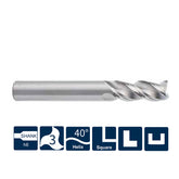 G-SA100-S3 3 Flute Square Head Endmills - Big-tools Industrial Supply Tools for Metal Cutting