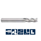 G-SA160-S3  3 Flutes, Standard Length, Square - Big-tools Industrial Supply Tools for Metal Cutting