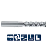 G-SA300-SF-SN4  4 Flutes, with Long Neck, Square - Big-tools Industrial Supply Tools for Metal Cutting
