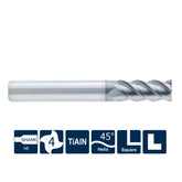 G-SH160-S4  4 Flutes, Standard Length, Square - Big-tools Industrial Supply Tools for Metal Cutting
