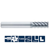 G-SH160-S6  6 Flutes, Standard Length, Square - Big-tools Industrial Supply Tools for Metal Cutting
