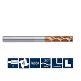 G-SH260-R4-H  4 Flutes, Corner Radius - Big-tools Industrial Supply Tools for Metal Cutting