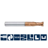 G-SH260-S2-H 2 Flutes, Standard Length, Square - Big-tools Industrial Supply Tools for Metal Cutting