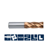 G-SH260-SL4-H  4 Flutes, Long Flute, Square - Big-tools Industrial Supply Tools for Metal Cutting