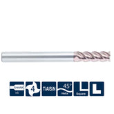 G-SH360-S4A  4 Flutes, Standard Length,Square - Big-tools Industrial Supply Tools for Metal Cutting