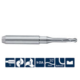 G-SM200-AR2/AR3  2/3 Flutes, Ballnose, with Long Neck - Big-tools Industrial Supply Tools for Metal Cutting