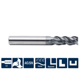 G-SP210-S3  3 Flutes, with Variable Helix, Square - Big-tools Industrial Supply Tools for Metal Cutting