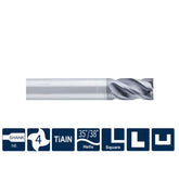 G-SS600-SS4 4 Flutes, Stub Length, Square - Big-tools Industrial Supply Tools for Metal Cutting