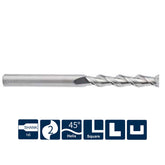 G-UA100-SL2 2 Flute Square Head Long Cutting Edge Endmills - Big-tools Industrial Supply Tools for Metal Cutting