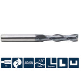 G-UP210-SL2 2 Flute Square Head Long Cutting Edge Coated Endmills - Big-tools Industrial Supply Tools for Metal Cutting