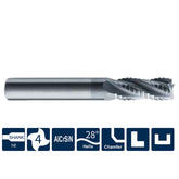 G-UPN210-S4  4 Flutes, Square for Roughing Process - Big-tools Industrial Supply Tools for Metal Cutting