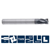 G-US200-SS4 4 Flute Square Head Short Edge Coated Endmills - Big-tools Industrial Supply Tools for Metal Cutting