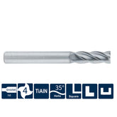 G-US260-S4B  4 Flutes, Square, Standard Length, for Finishing - Big-tools Industrial Supply Tools for Metal Cutting