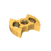 GQIN : 4 Cutting Edges Precision Grounded Inserts for Internal Grooving and Recessing Operations
