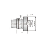 @HSK inner cold bridge boring shank - Makotools Industrial Supply Tools for Metal Cutting