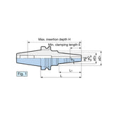 HYDRAULIC CHUCK  Clamping diameter: ø3 - ø12 - Big-tools Industrial Supply Tools for Metal Cutting