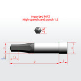 Hex Socket Punches, Cold Heading Punches, Torx Punch Pins, Drawing Punch Bars, Press Tools - Big-tools Industrial Supply Tools for Metal Cutting