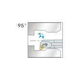 MDUN R/L Turning tool holder A M - Makotools Industrial Supply Tools for Metal Cutting