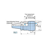 MEGA DOUBLE POWER CHUCK Clamping diameter: ø12 - ø32  Jet Through Type BBT30/40 - Big-tools Industrial Supply Tools for Metal Cutting