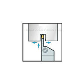 MGEH R/L Tool holder for grooving A - Big-tools Industrial Supply Tools for Metal Cutting