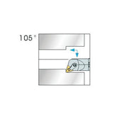 MTQN R/L Turning tool holder A M - Makotools Industrial Supply Tools for Metal Cutting