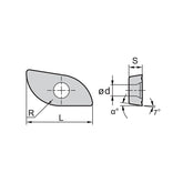 Milling inserts XPHT16R0803/20R10T3/25R120430R1506/32R1606-GM - Makotools Industrial Supply Tools for Metal Cutting