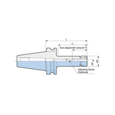 NEW BABY CHUCK   Clamping diameter: ø0.25 - ø20 BT400-NBS6~10 - Big-tools Industrial Supply Tools for Metal Cutting
