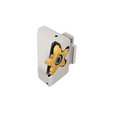 NQCH-PCHR/L-S-JHP : Screw Lock JETCUT Modular Heads Carrying PENTA Inserts for Grooving, Parting, and Recessing on Swiss-Type Machines - Big-tools Industrial Supply Tools for Metal Cutting