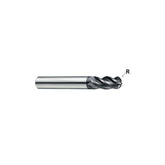 Plain Shank EMB74 /Flat Shank EMB75, Carbide,  4 Flute Regular Length Ball Nose  V7 MILL INOX End mills