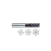 Plain shank EH970 Series Carbide, Multi Flute 45° Helix Long Reach Fine Pitch Roughing JET-POWER End Mills - Big-tools Industrial Supply Tools for Metal Cutting