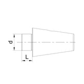 Positioning Mandrel ISO G-GBR-ISO50C40 G-GBR-ISO50C60 - Big-tools Industrial Supply Tools for Metal Cutting