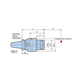 Runout Adjustable RA Holder Clamping diameter: ø20 - ø32 - Big-tools Industrial Supply Tools for Metal Cutting