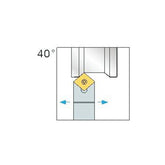 SCMCN-100 R/L Turning tool holder A S - Makotools Industrial Supply Tools for Metal Cutting