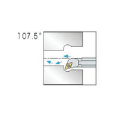SDQC R/L Boring bar holder A S - Makotools Industrial Supply Tools for Metal Cutting