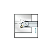 SDQC R/L Boring bar holder A S - Makotools Industrial Supply Tools for Metal Cutting