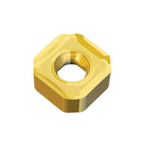 SNET 12-W Precision ground wiper inserts of single-side with chamfers & 4 cutting edges of SNET 12 for steel finishing showing excellent chip evacuations - Big-tools Industrial Supply Tools for Metal Cutting