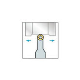 SRDCN R/L Turning tool holder A S - Makotools Industrial Supply Tools for Metal Cutting