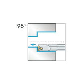 STUP R/L Boring bar holder A S - Makotools Industrial Supply Tools for Metal Cutting